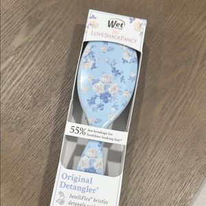 NWT  LoveShackFancy Large x Wet Brush Detangler Hair Brush in Everblooming Rose
